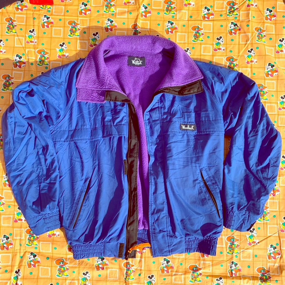 Vintage blue and purple jacket.